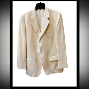 Vintage CustomTailored  Silk Striped Men’s XL Sport Coat Riviera Tailor HongKong